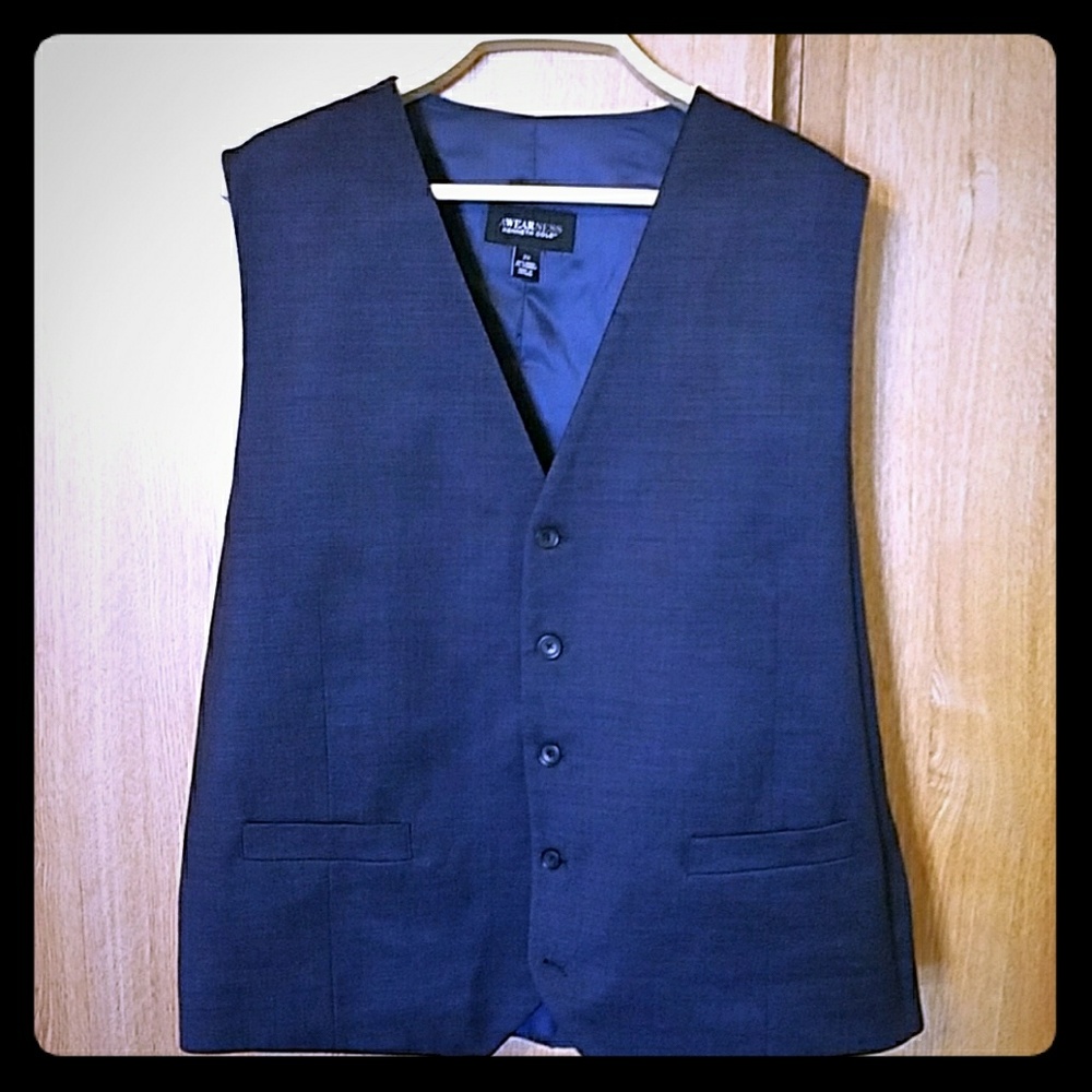 Blue Men's Vest